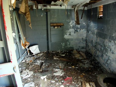 Albion Drive-In Theatre - An Office - Photo From Water Winter Wonderland (newer photo)